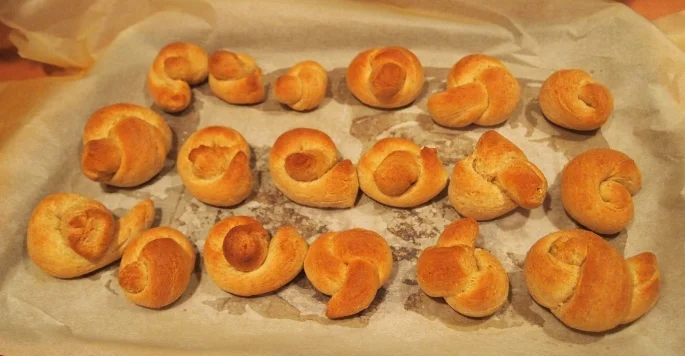 Mini hot rolls - this way more for everyone.