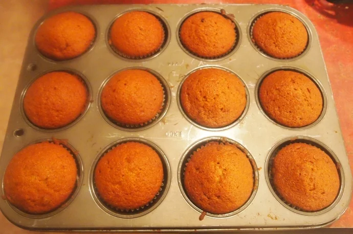 Pumpkin Raisin Muffins