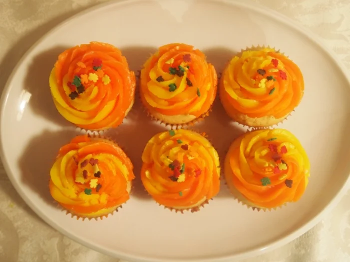 Vanilla cupcakes - with a new swirl on things.