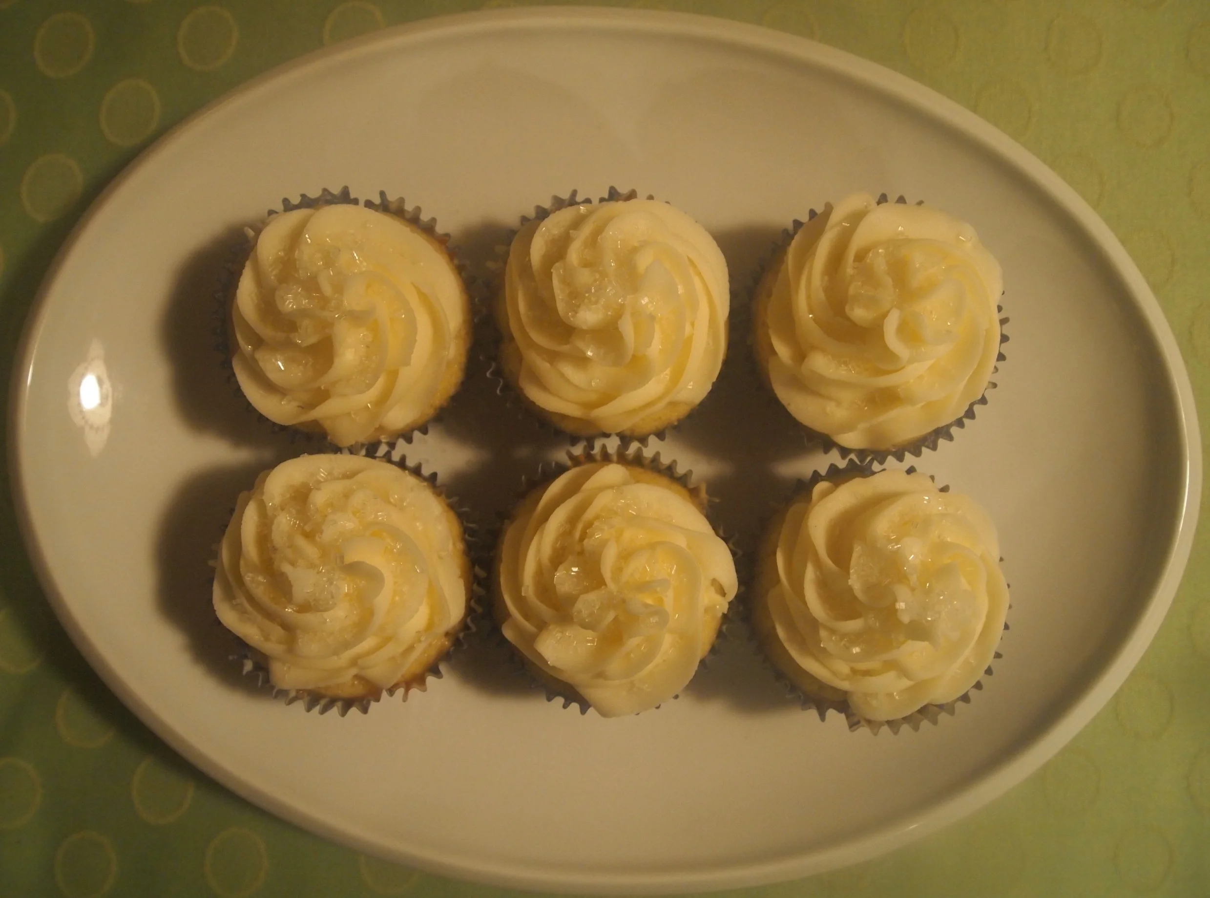 Just plain old vanilla cupcakes that symbolize winter.