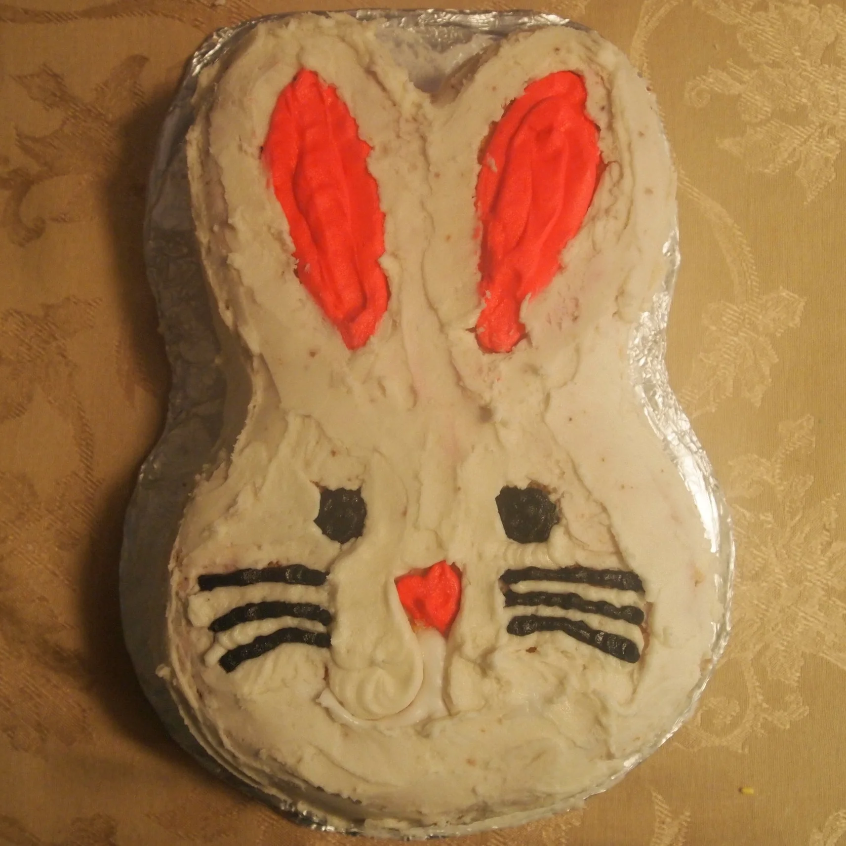 Angel Food Cake in the shape of a bunny - perfect for Easter.Price: $15.00