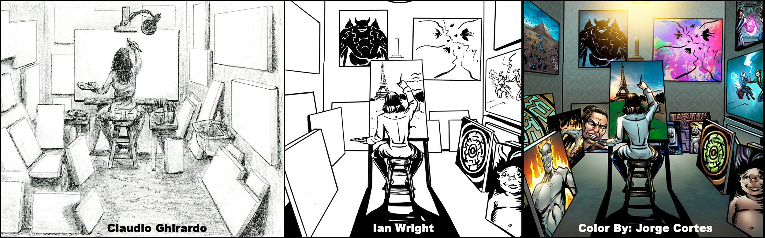 Samples of Environments: Painting Studio
