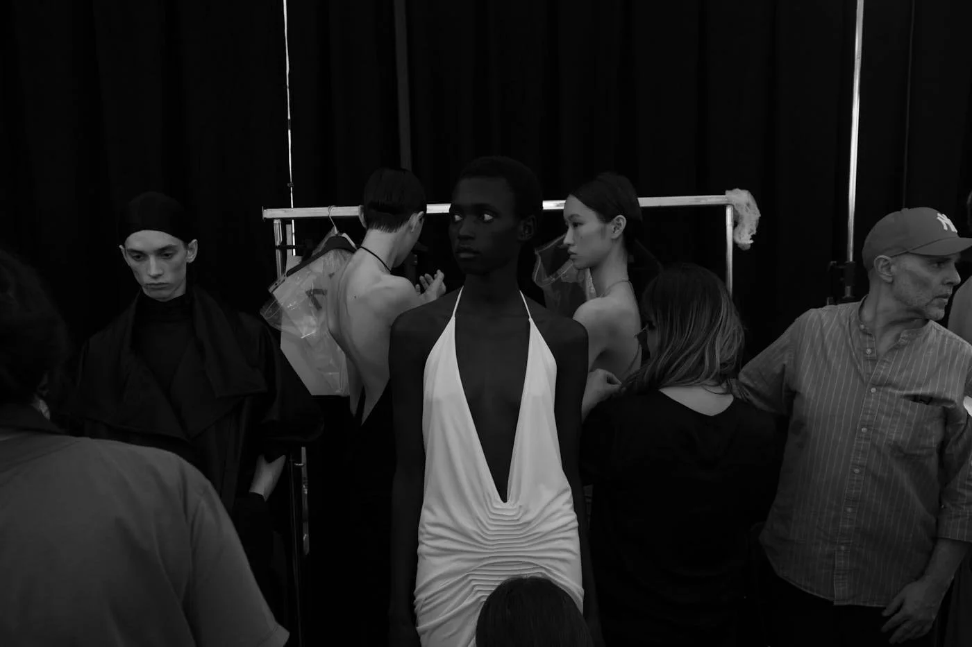 Murano Francesco during MFW SS27 photographed by Marc Haeffner for LE MILE Magazine