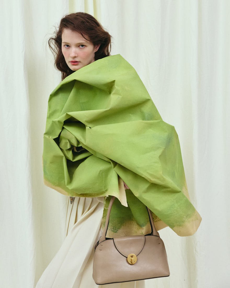 MADDIE STANLEY SS26 Editorial for LE MILE Magazine Maddie wears a total look by VERSACE 