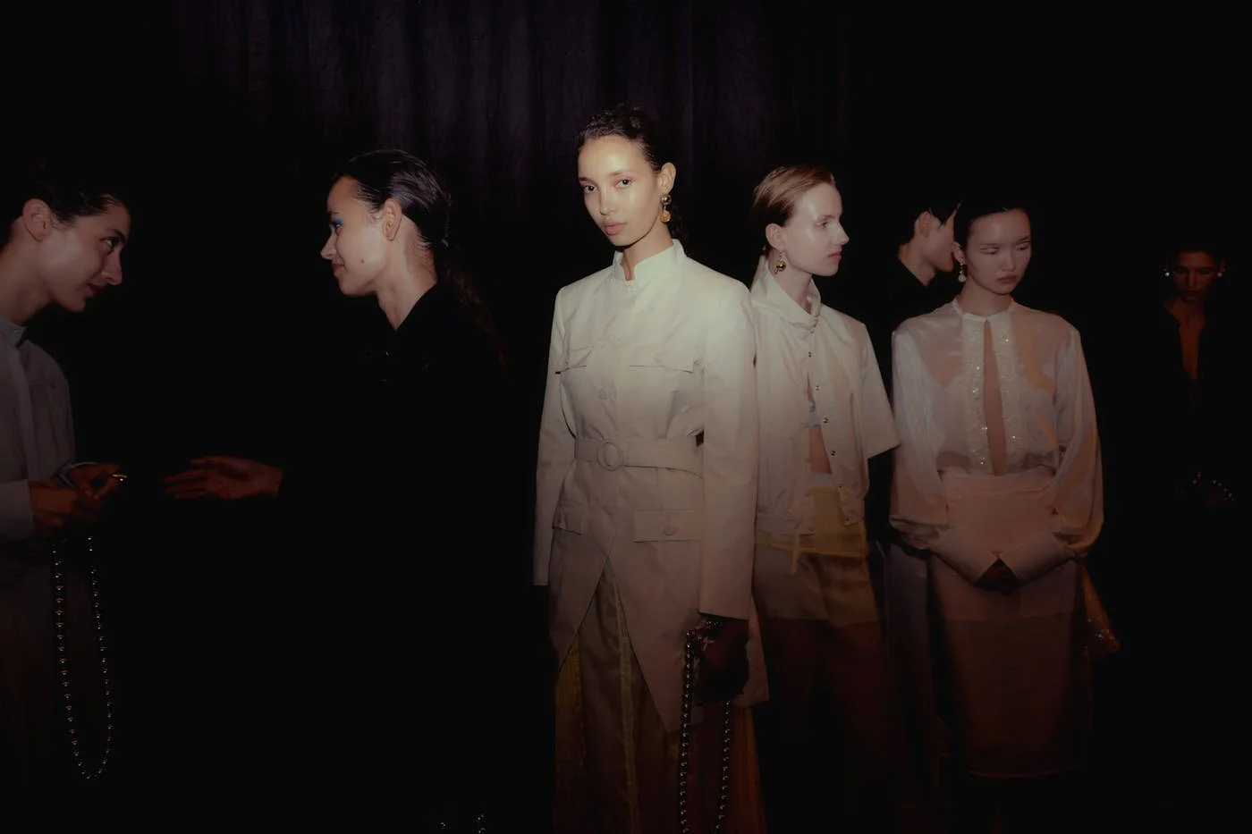 Vivetta during MFW SS27 photographed by Marc Haeffner for LE MILE Magazine