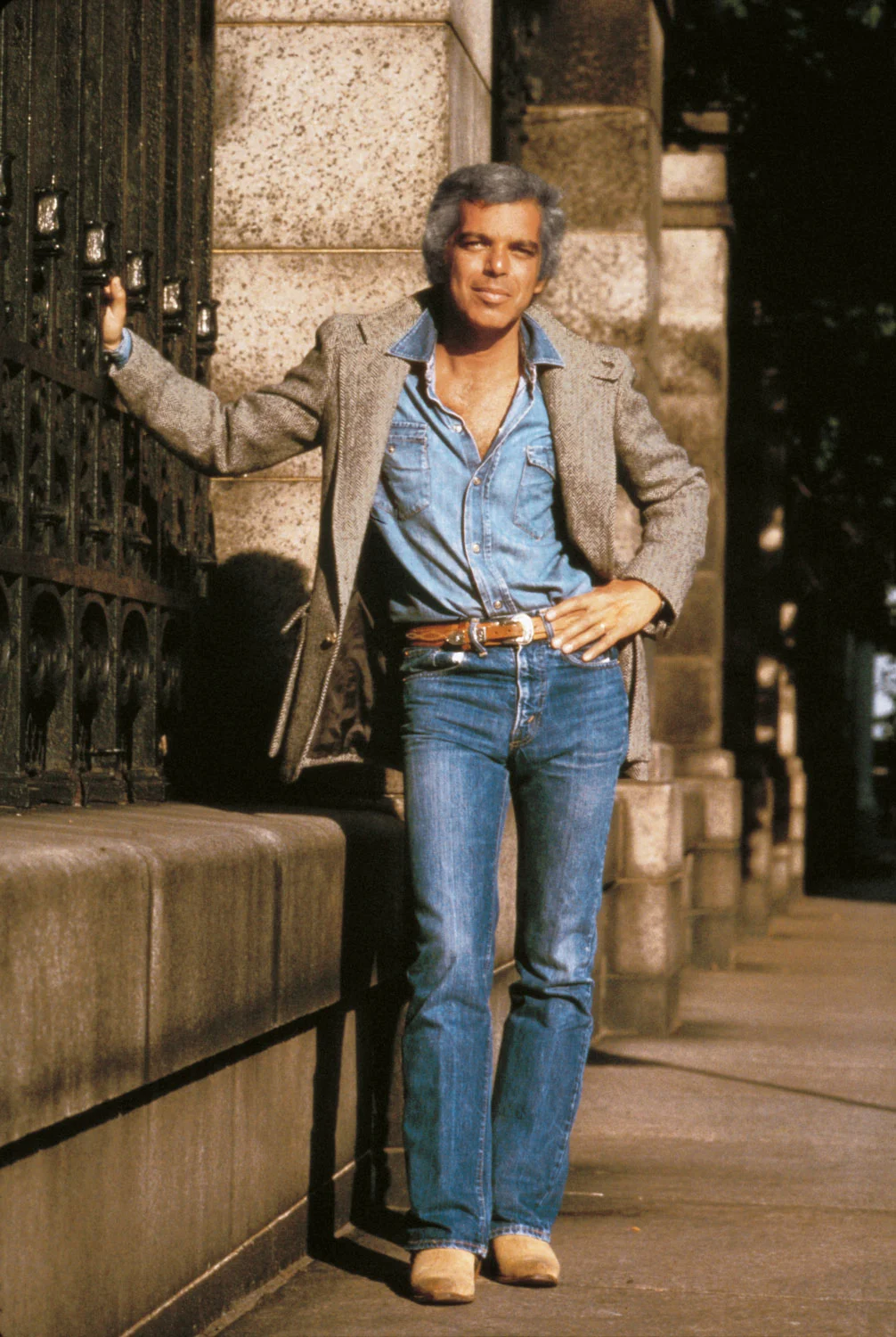 Featured in the photo: Ralph Lauren, 1978, Photo credit: Les Goldberg / Courtesy of Ralph Lauren
