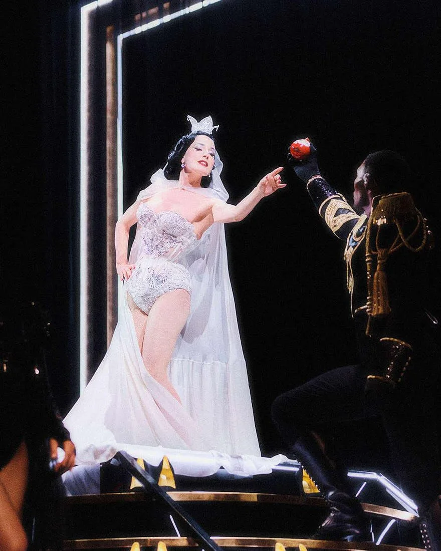 Christian Louboutin’s Eternal Fairytale  Womenswear Spring Summer 2026 Show Paris during Paris Fashion Week in Théâtre du Châtelet with Dita Von Teese