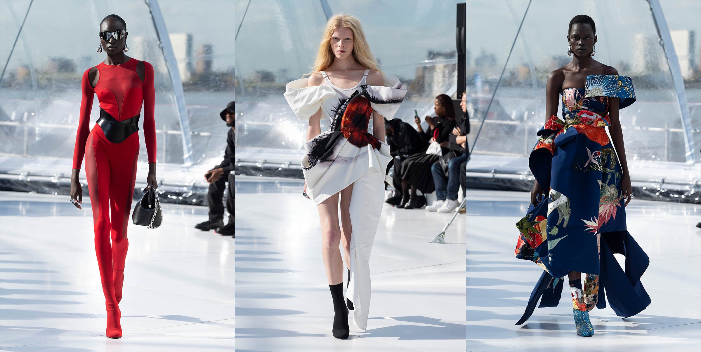 Alexander McQueen Ready-To-Wear Spring/Summer 2023 during London ...