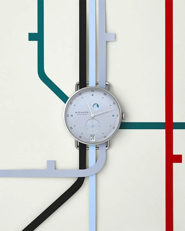 NOMOS Metro Returns in Ice Blue