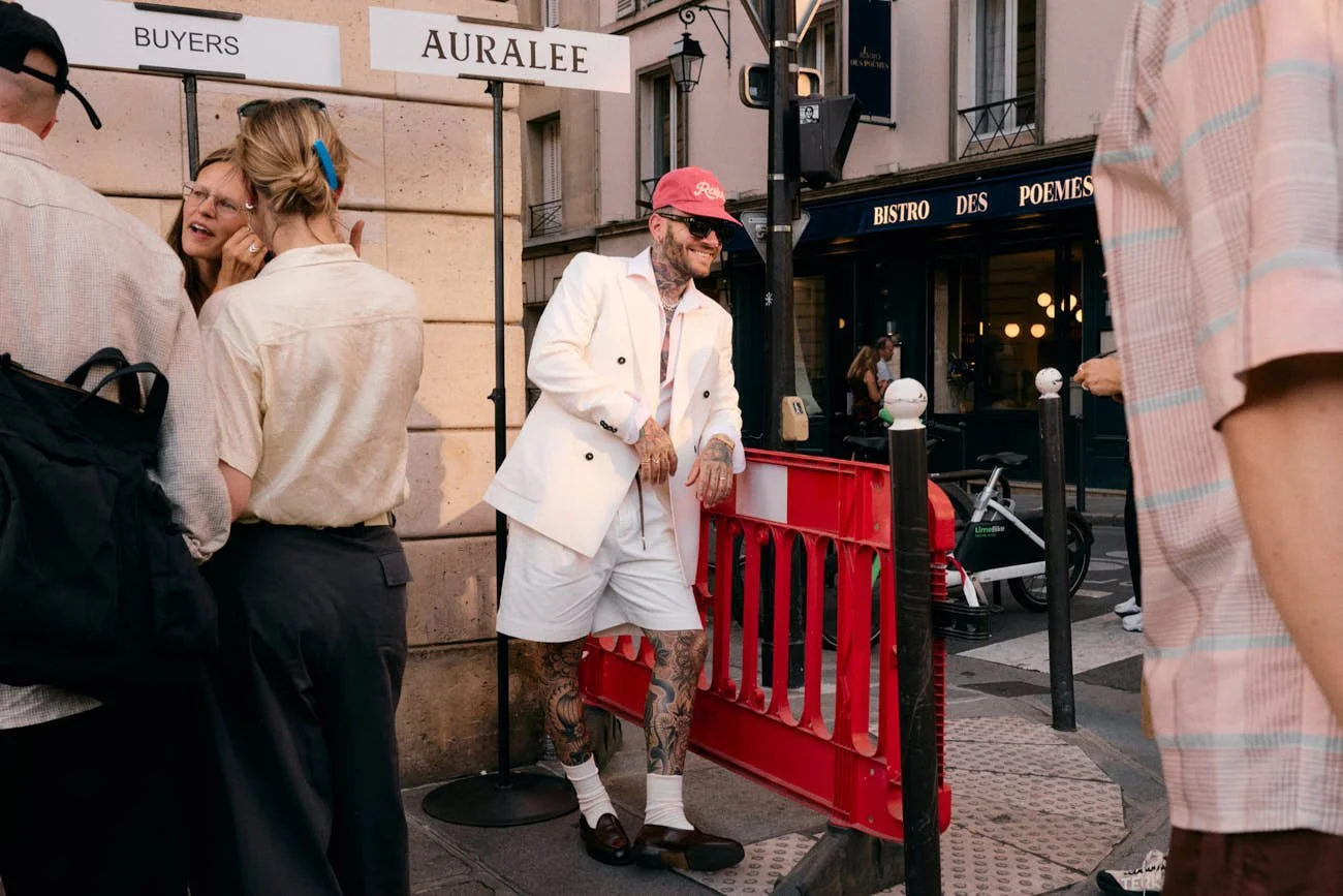 uralee Paris Fashion Week PFW SS27 Menswear LE MILE Magazine Outside The Show Ian Kobylanski