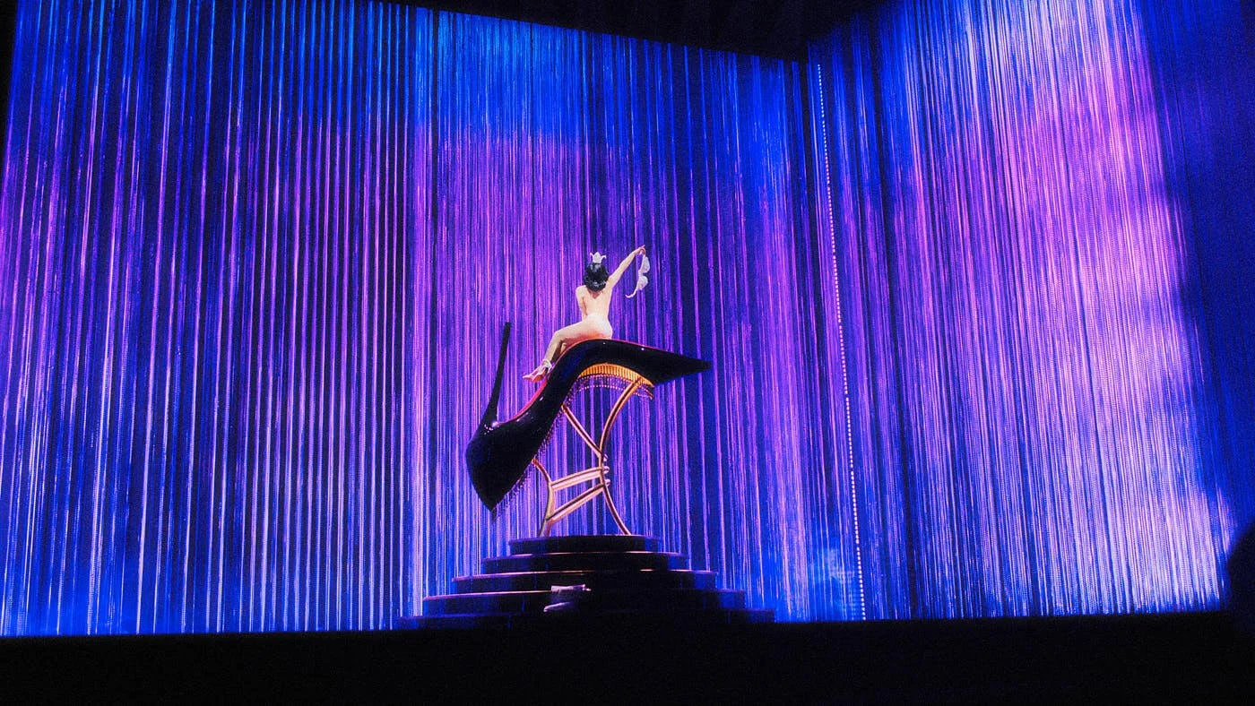 Christian Louboutin’s Eternal Fairytale  Womenswear Spring Summer 2026 Show Paris during Paris Fashion Week in Théâtre du Châtelet with Dita Von Teese