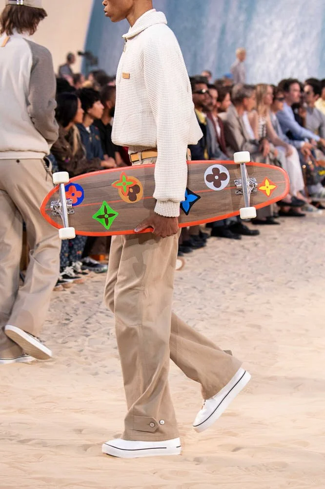 LOUIS VUITTON MENS SPRING SUMMER 2027 by Pharell Williams LE MILE Magazine skateboard
