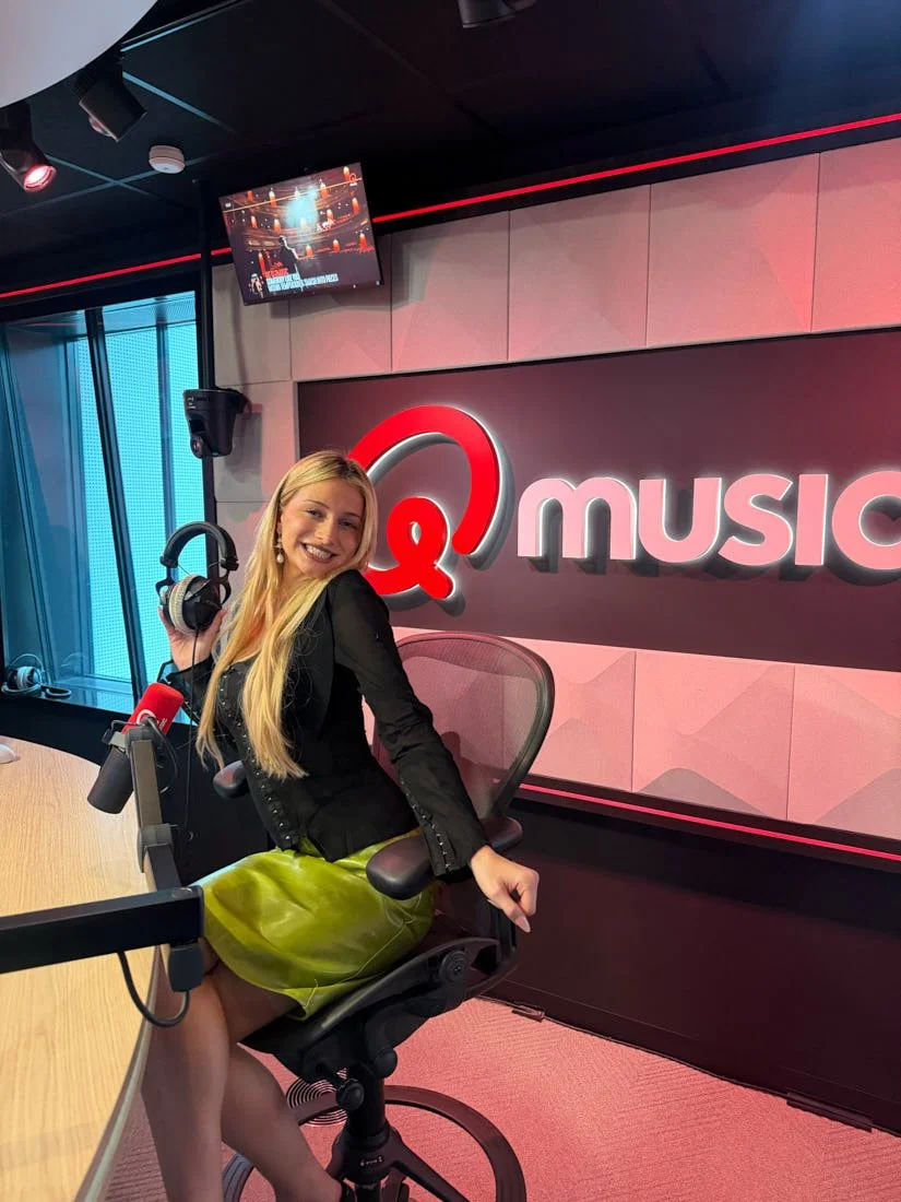 Personal Edit by Mulaa by Klaas Hammer LE MILE Magazine MY FIRST INTERNATIONAL RADIO INTERVIEW IN AMSTERDAMMM (QMusic photo)