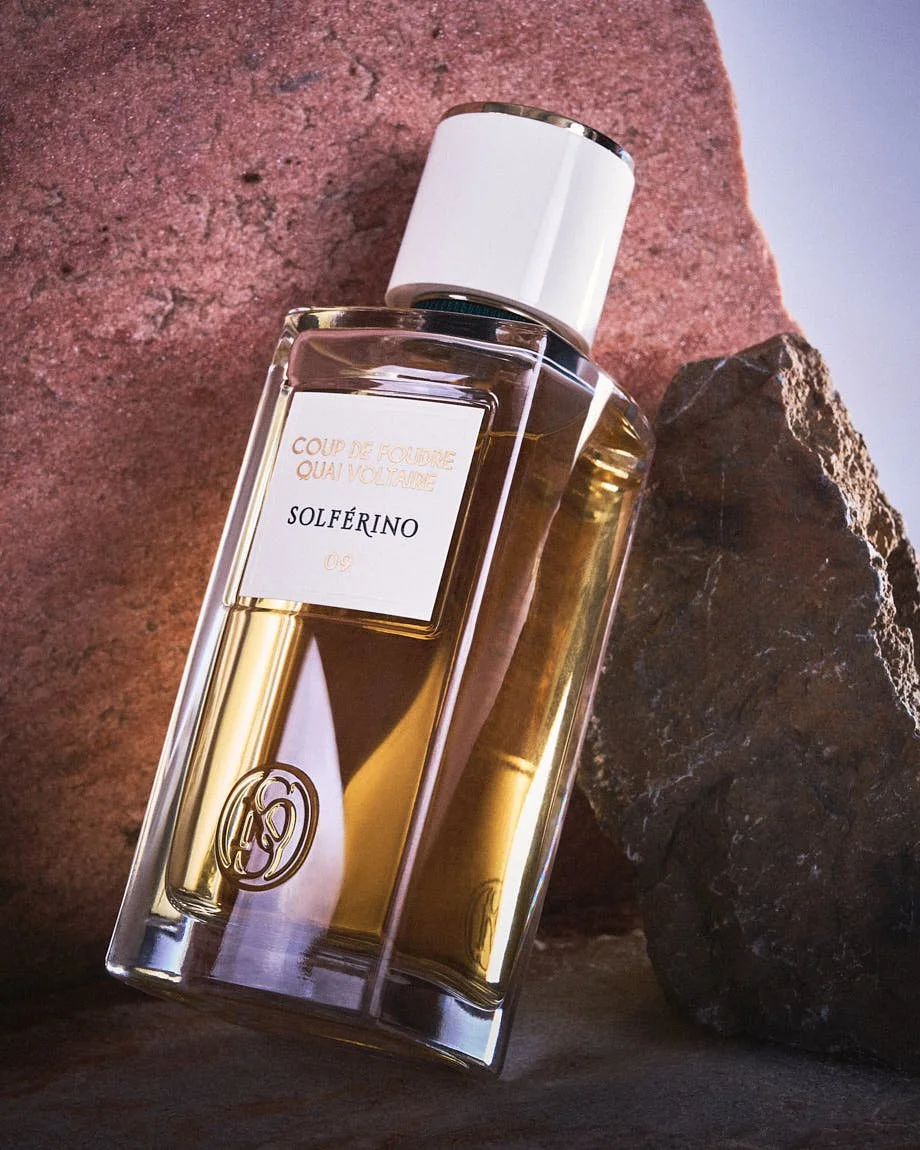 Solferino Perfumes for LE MILE Magazine SS26 photo Timothy Joseph Boué Coup De Foudre Quai Voltaire 09, SOLFÉRINO PARIS