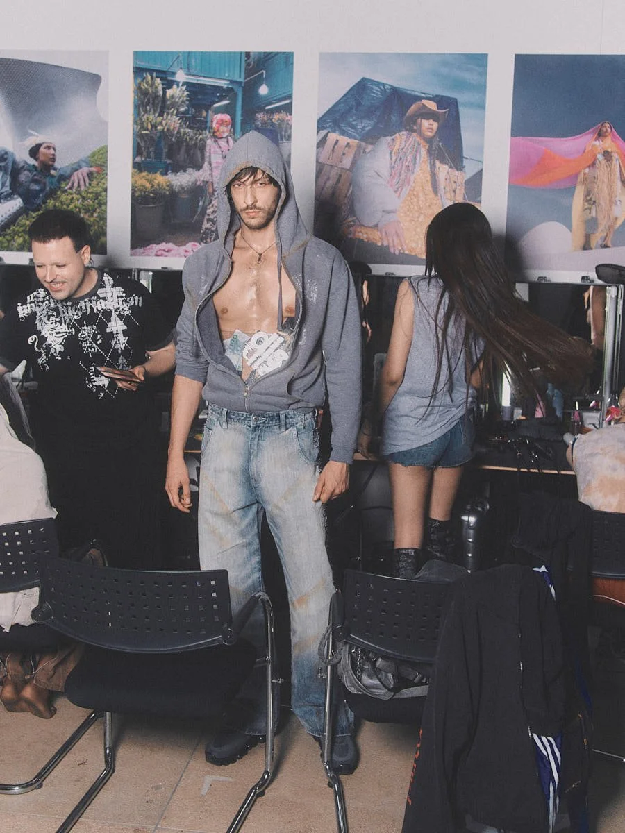 LE MILE Magazine Berlin Fashion Week SS27 editor Klaas Hammer photo Nicolai Sauer Brand Barragan