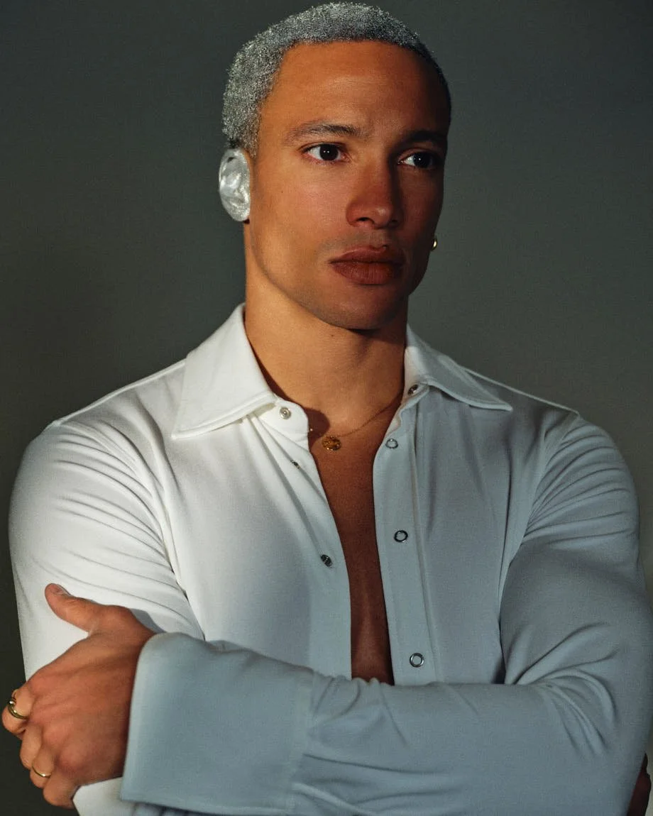 Actor Corentin Fila on The White Lotus Season 3 LE MILE Magazine FW26 Deja Vu Edition Nr41 Corentin wears a total look by CELINE