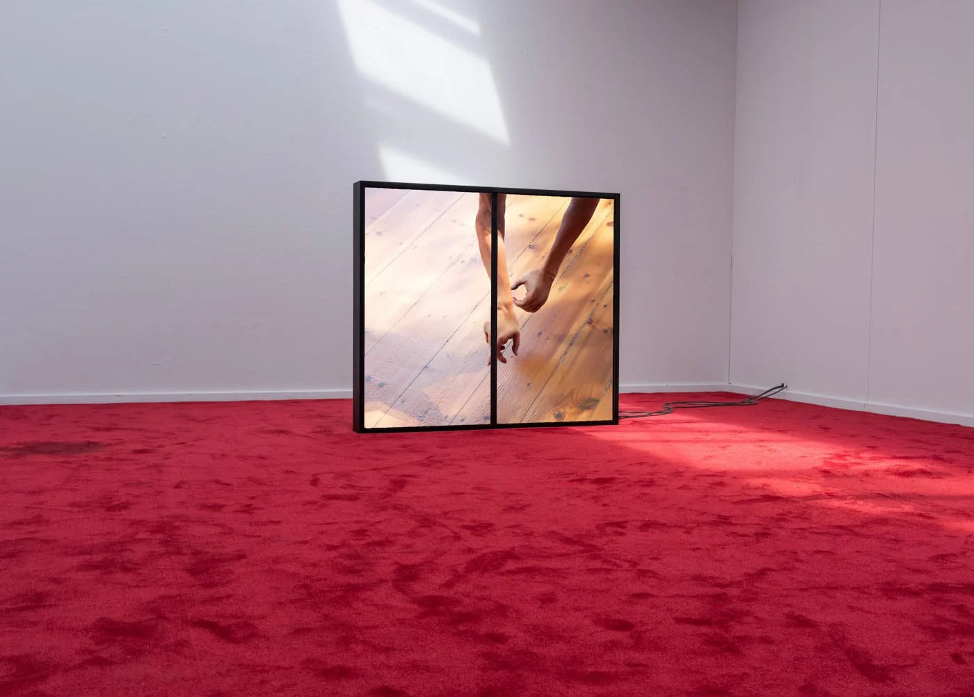 Jessica Wilson, Pretend I’m Dead, 2024, CGI animation, sound, 5:08, Ed 4 + 2AP Diez Gallery LE MILE Magazine reviewed by editor Tagen Donovan