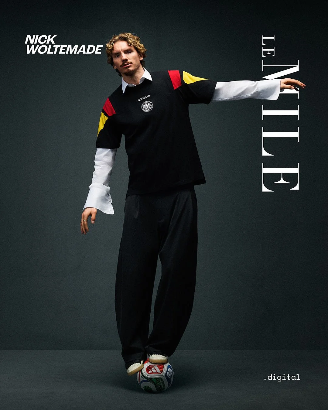 LE MILE Magazine Nick Woltemade Cover Digital Adidas Original Bringback Collection COVER