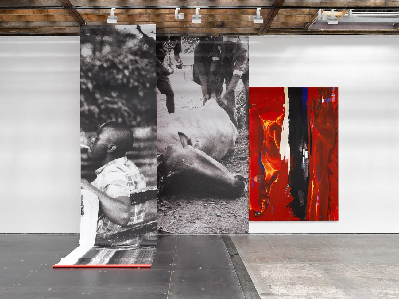 Kudzanai-Violet Hwami, A Making of Ghosts, installation view, Victoria Miro, London, 2023. Courtesy of the artist and Victoria Miro LE MILE Magazine reviewed by editor Tagen Donovan