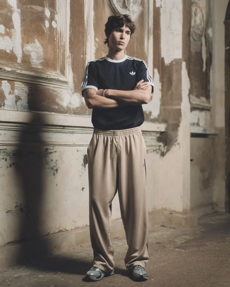 Cosima Kaibel first painted Cover for adidas adistar Control 5 with LE MILE Magazine photo Nicolai Sauer magazine identity issue 40 ss26 Alban E. Smajli Albina Imeri