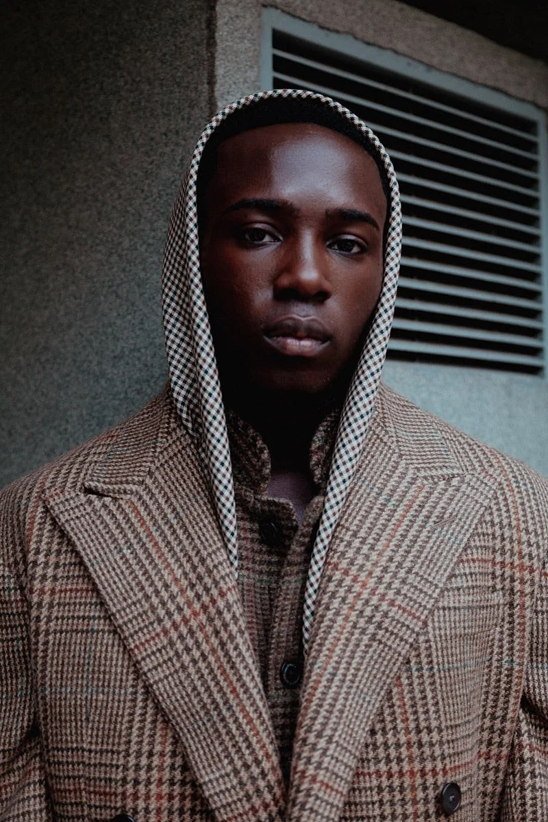 ARALOYIN OSHUNREMI for LE MILE Magazine Araloyin wears a jacket and vest by RALPH LAUREN