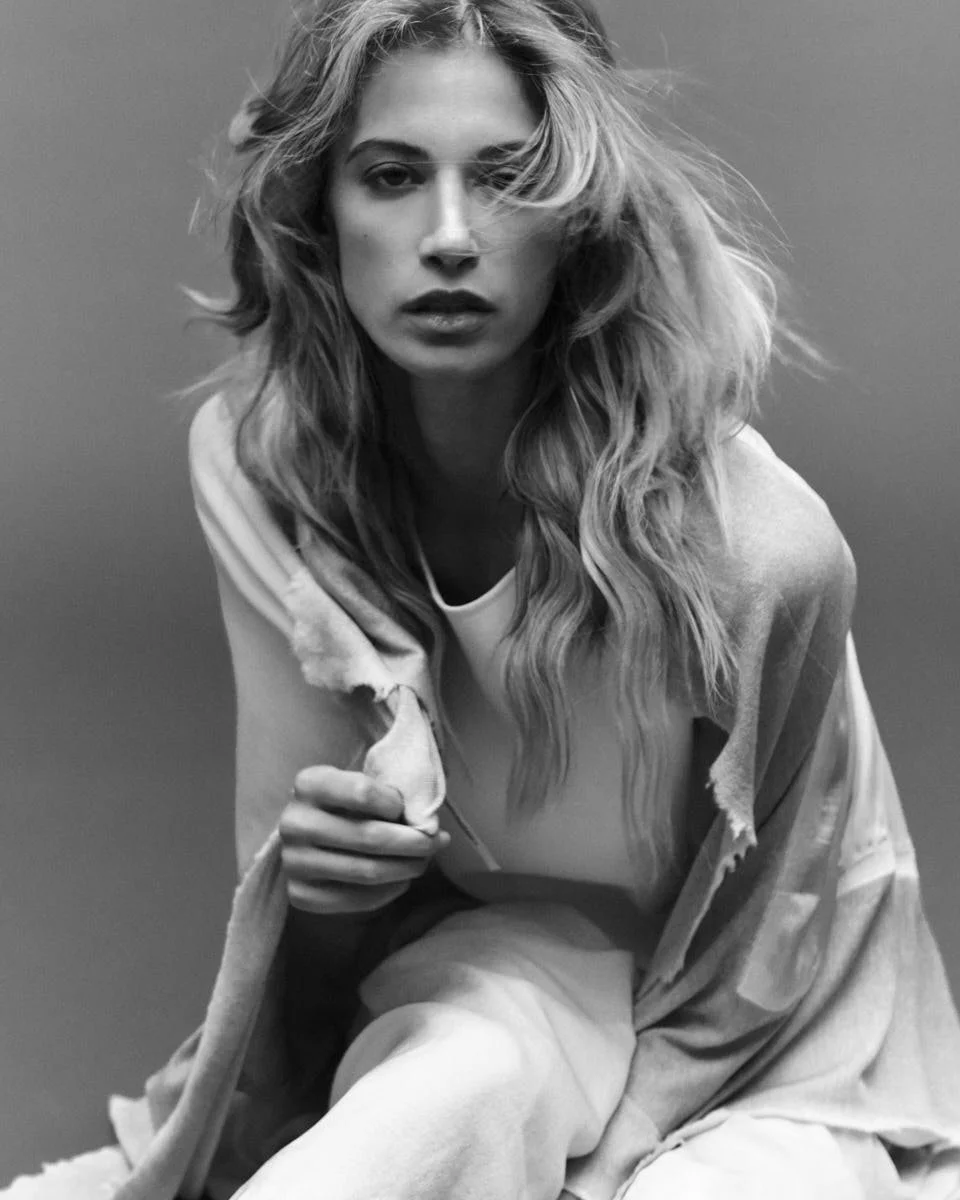 FRANCESKA NUREDINI Dancing Tides for LE MILE Magazine wearing Franceska wears a top by DRUMOHR and a skirt and scarf by AVANT-TOI