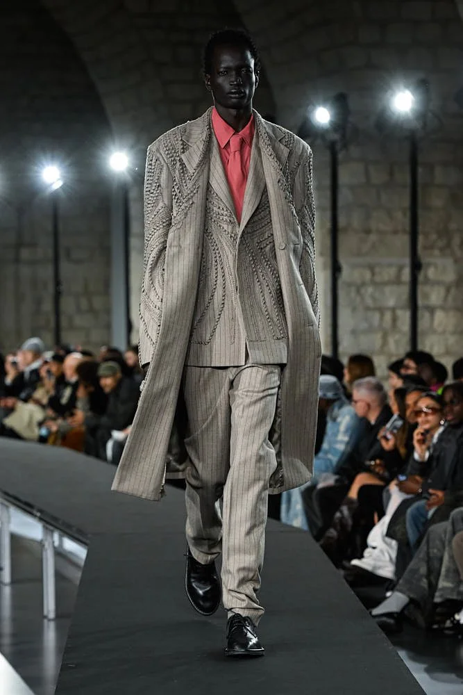 TAAKK FW26 PFW Menswear Show LE MILE Magazine Review Look