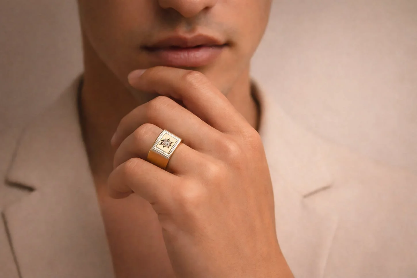 Antique and vintage engagement rings from Rheinfrank & Holzfuss, featuring historic diamond and gemstone designs spanning more than two centuries of jewellery making.