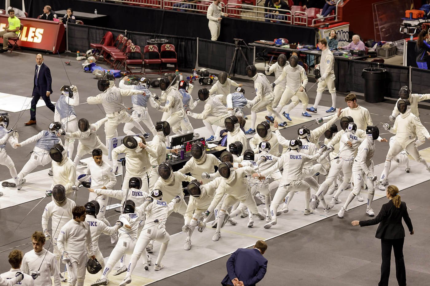 Pelle Cass Men’s Fencing, 2019 © Pelle Cass for LE MILE Magazine