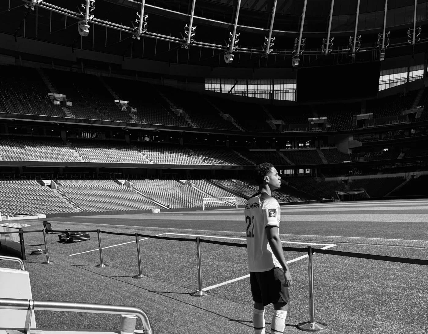 LE MILE Magazine Personal Edit of Jacob Greenway making of Dear England playing Jude Bellingham