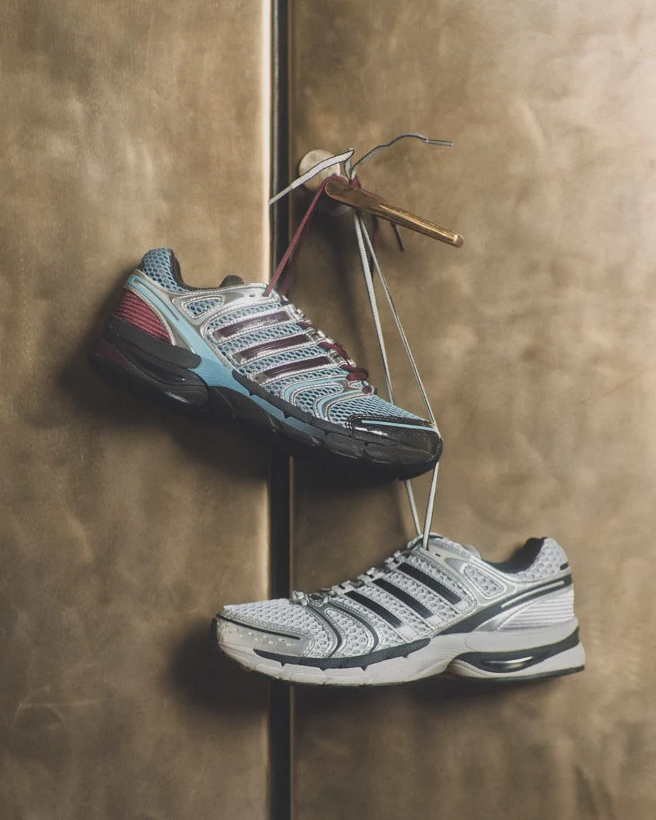 Cosima Kaibel first painted Cover for adidas adistar Control 5 with LE MILE Magazine photo Nicolai Sauer magazine identity issue 40 ss26 Alban E. Smajli Albina Imeri