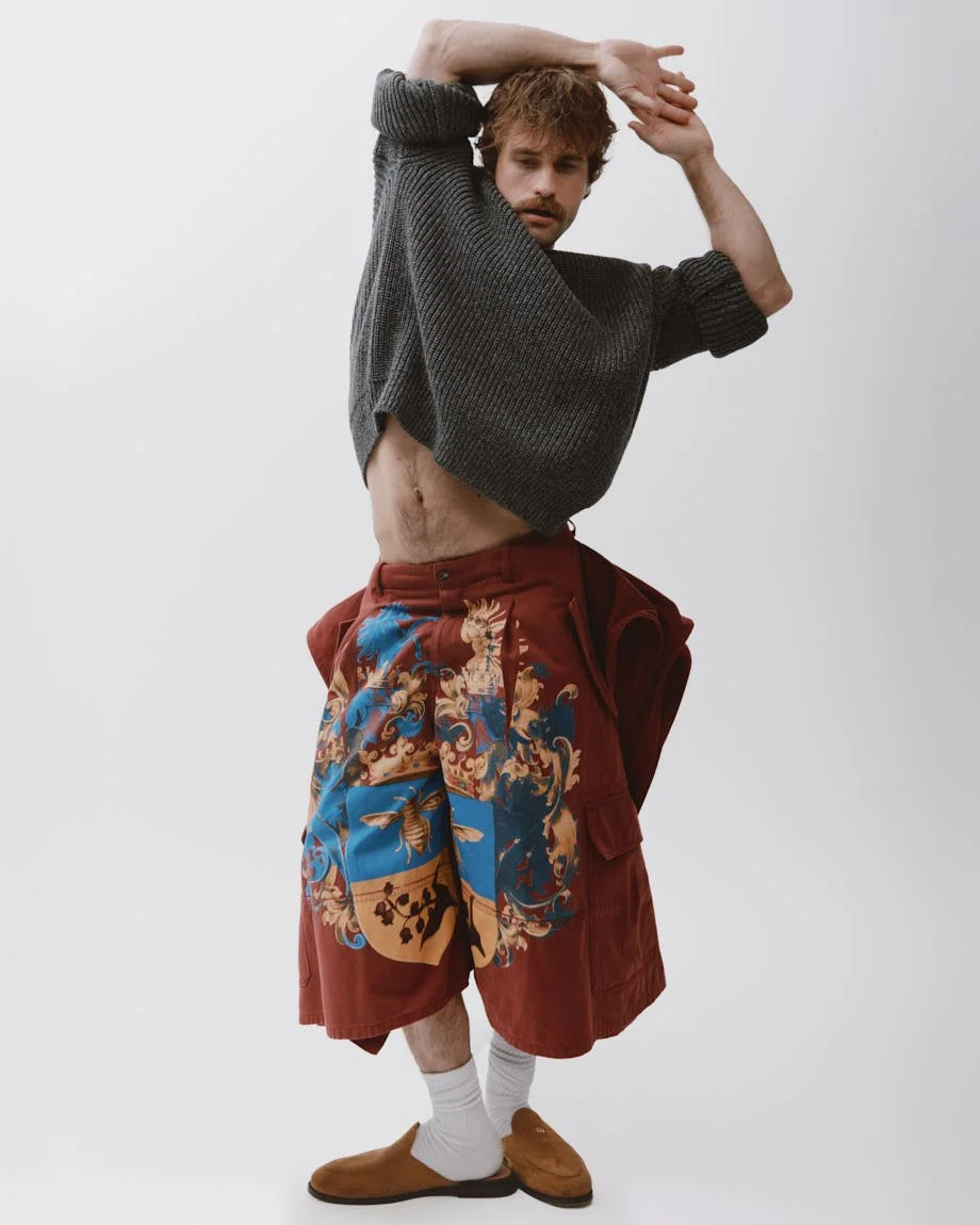 IVAN UGRIN for LE MILE Magazine photo by Andrea Cenetiempo SS26 Ivan wears a total look by DIOR