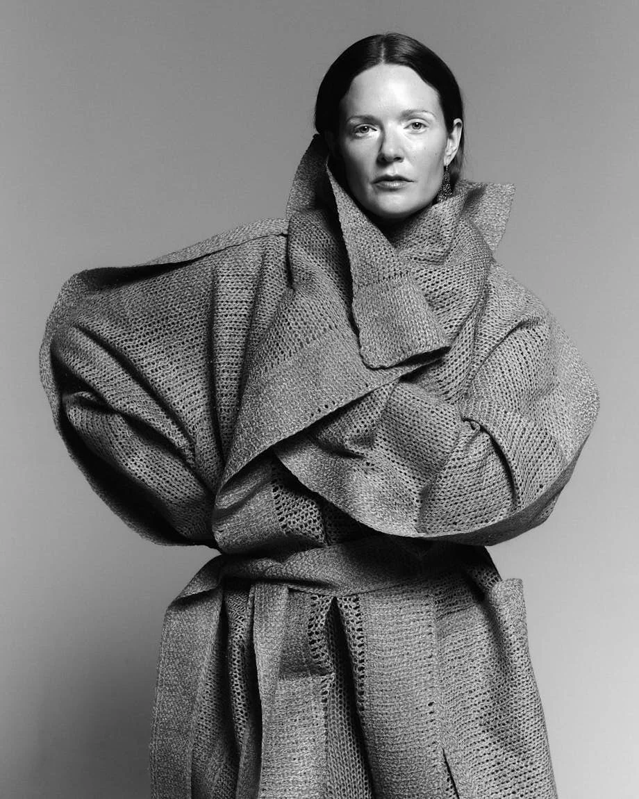 Tove Lo Cover for LE MILE Magazine wearing FW26 Tove Lo wears a coat by ISSEY MIYAKE and earrings by PORTUGAL JEWELS