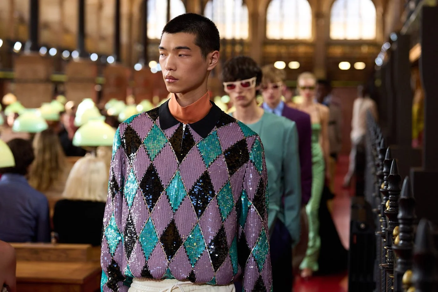 VALENTINO ANTIBIBLIOTECA by ALESSANDRO MICHELE SS27 Show during Paris Fashion Week for LE MILE Magazine