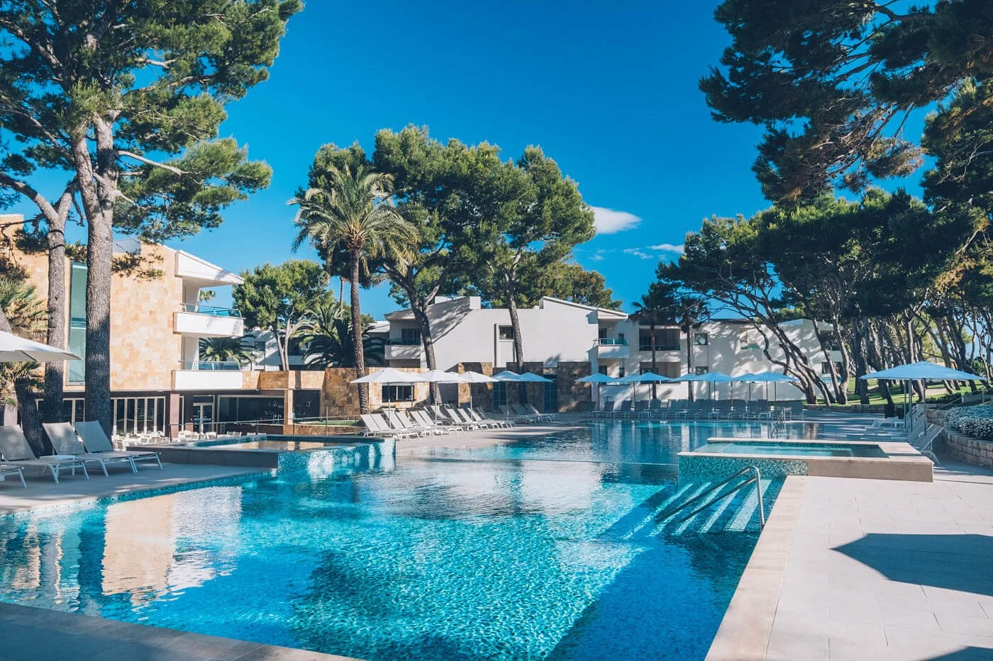 Iberostar Selection Playa de Muro Village reviewed by LE MILE Magazine for family trips to Mallorca Poolside