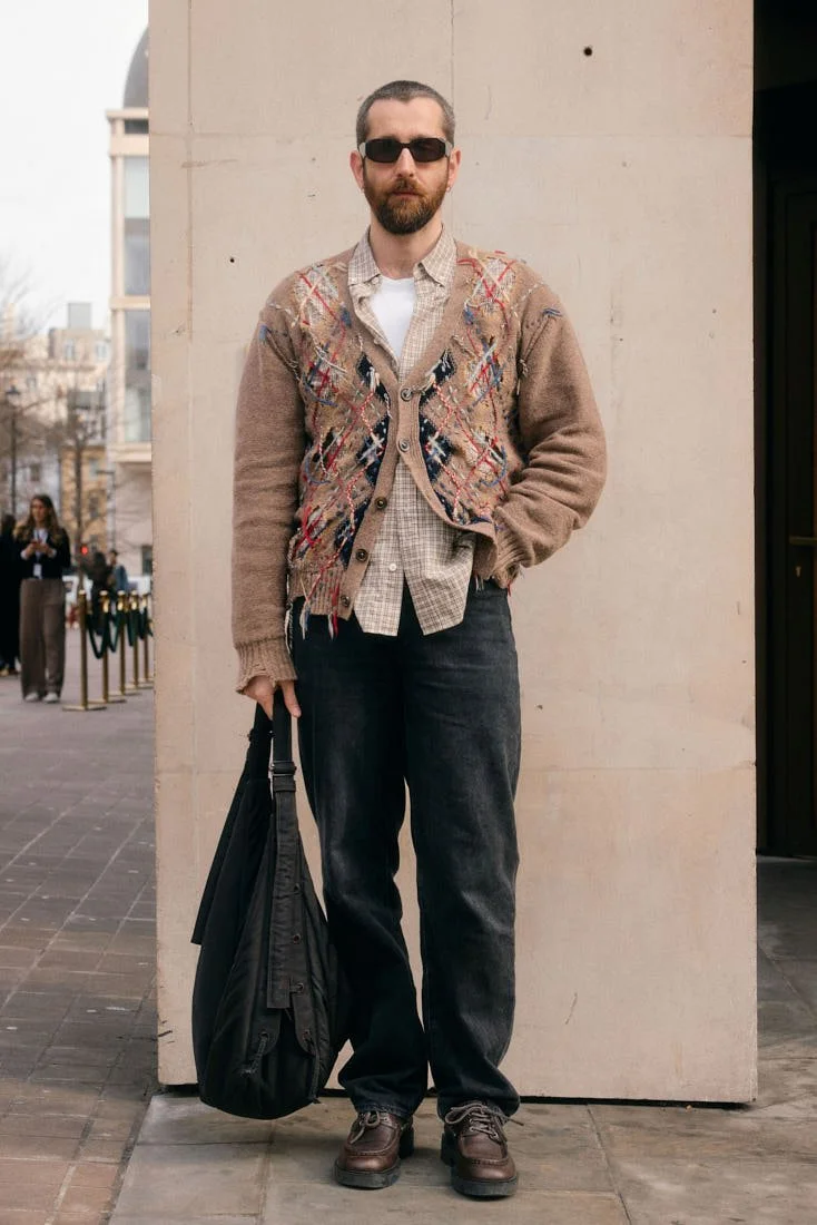 London Fashion Week Street Style LFW AW26 Copyright Ian Kobylanski LE MILE Magazine Outside The Shows