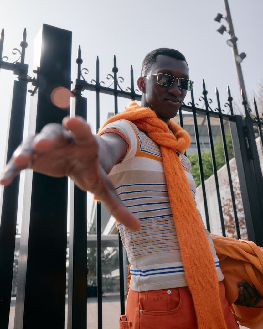 Street Style Photography Paris Fashion Week Koby Photography IAN KOBYLANSKI LACOSTE LE MILE Magazine