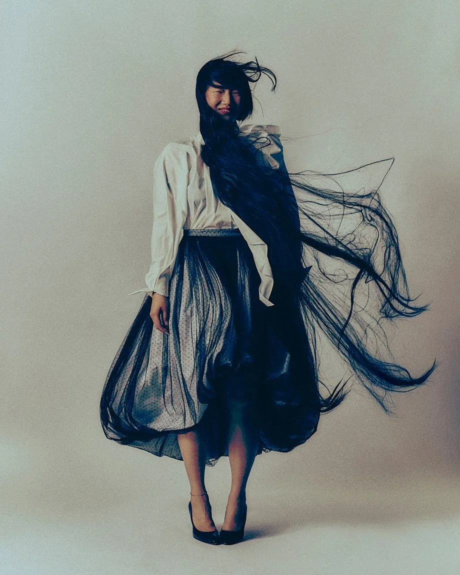 Audrey Nuna photographed by Stefen Pompée for her cover story A Little Birdie in LE MILE Magazine’s DÉJÀ-VU Issue 41