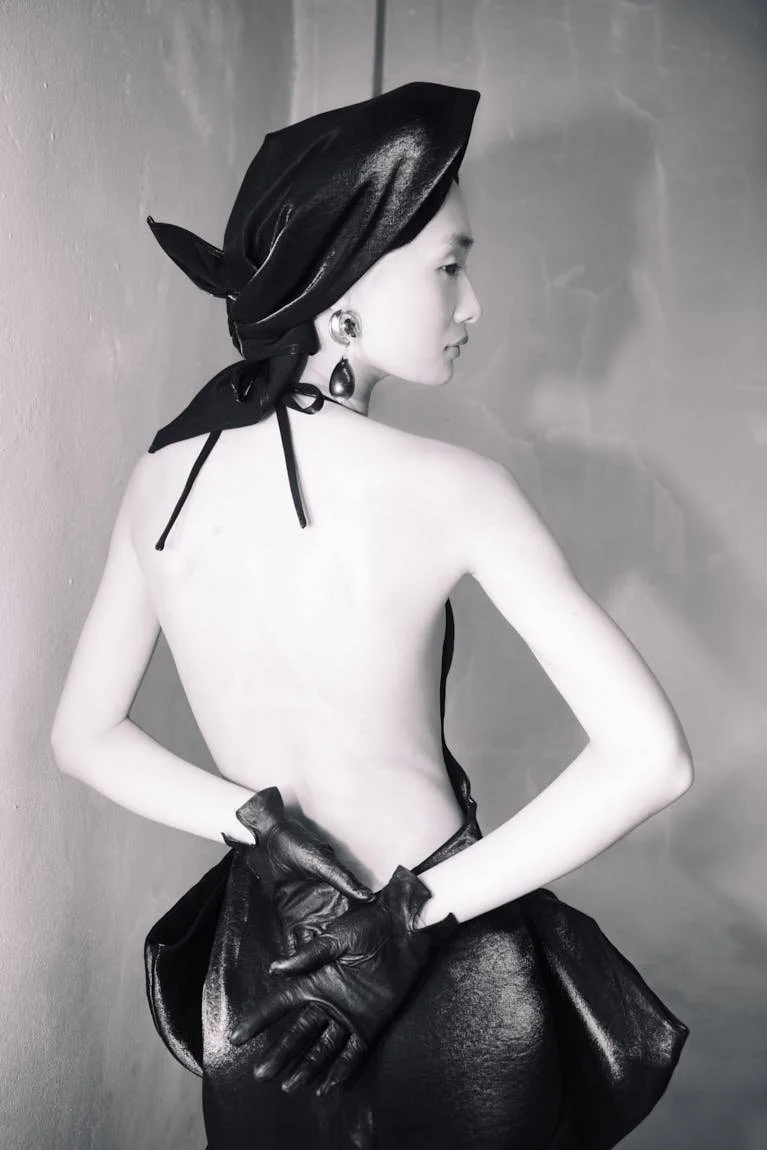 Phan Dang Hoang during MFW SS27 photographed by Marc Haeffner for LE MILE Magazine