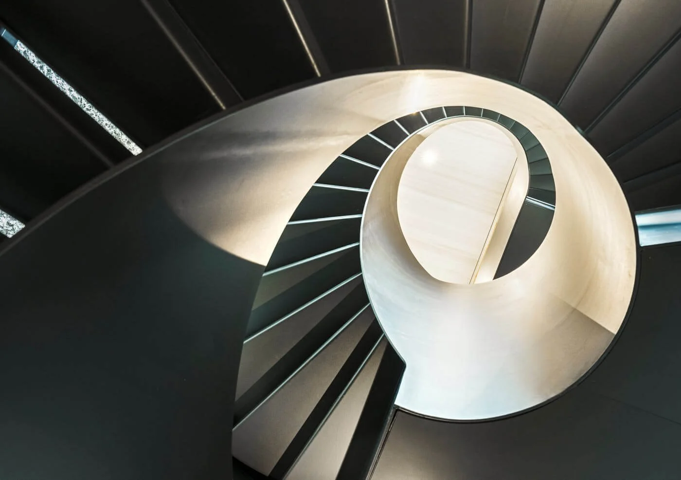 Moar Gut Family Resort GROSSARL spiral staircase photo Albrecht Schnabel LE MILE Magazine