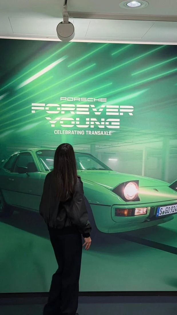 Eva Lys The personal Edit for LE MILE Porsche Tennis Grand Prix forever young in the Porsche Museum