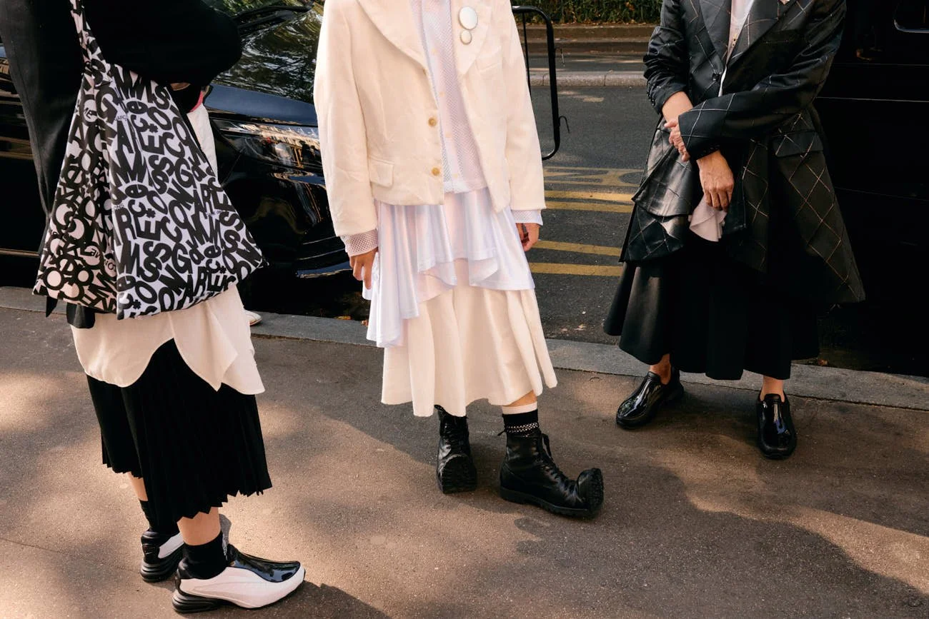 Junya Watanabe Man Paris Fashion Week PFW SS27 Menswear LE MILE Magazine Outside The Show Ian Kobylanski