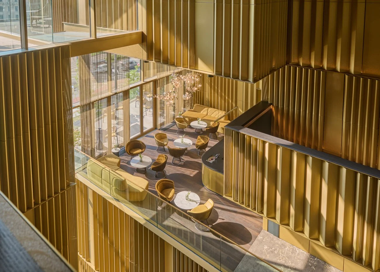 Koenigshof Munich gold cafe LE MILE Magazine