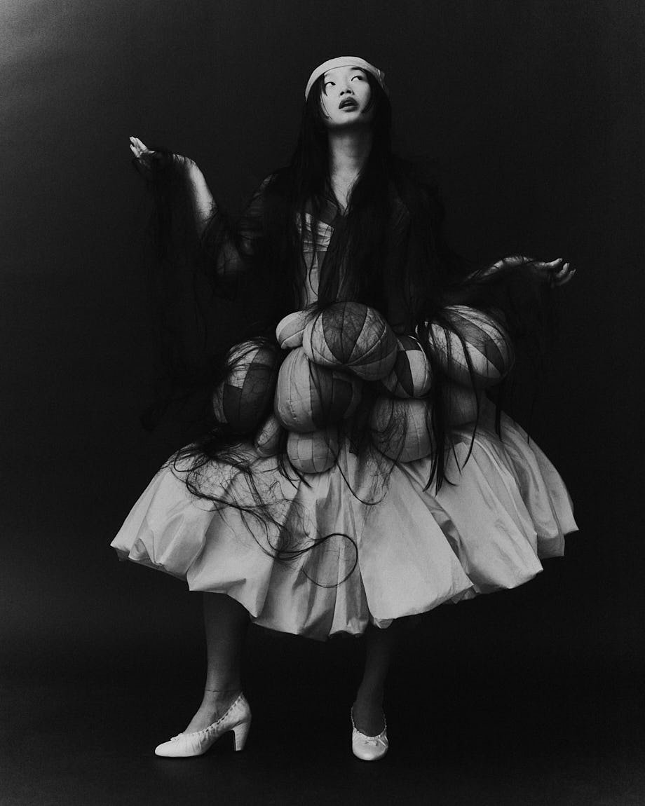 Audrey Nuna photographed by Stefen Pompée for her cover story A Little Birdie in LE MILE Magazine’s DÉJÀ-VU Issue 41