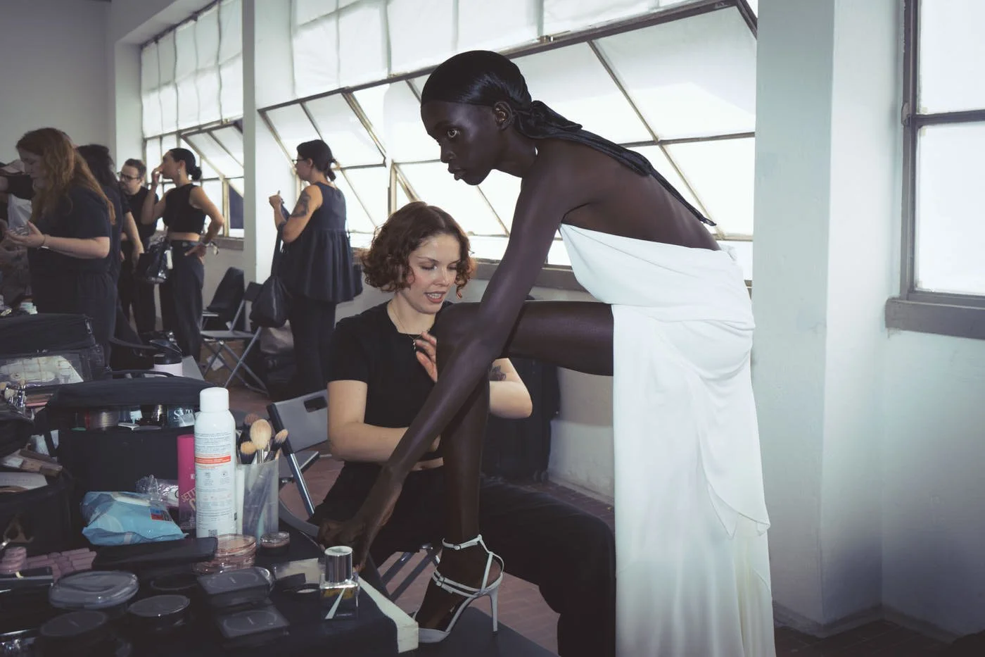 Murano Francesco during MFW SS27 photographed by Marc Haeffner for LE MILE Magazine