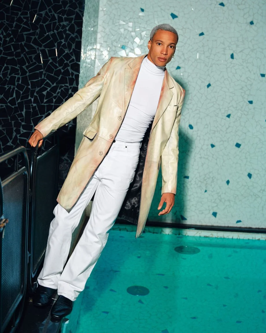 Actor Corentin Fila on The White Lotus Season 3 LE MILE Magazine FW26 Deja Vu Edition Nr41 Corentin wears a full look by GUCCI, a jacket by LA MASKARADE and a ring by TANT D’AVENIR