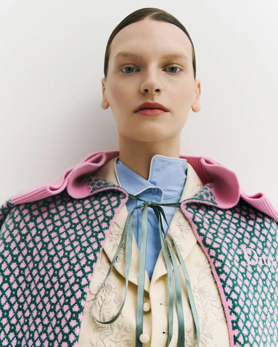DIOR Spring Summer 2026 editorial for LE MILE Magazine with model Karolina Capkova Photographer Christopher Puttins stylist Dennis Schneider