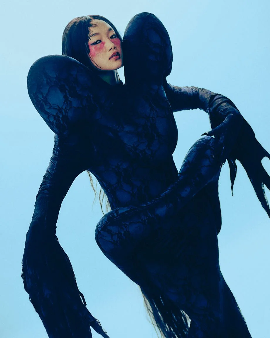 Audrey Nuna photographed by Stefen Pompée for her cover story A Little Birdie in LE MILE Magazine’s DÉJÀ-VU Issue 41