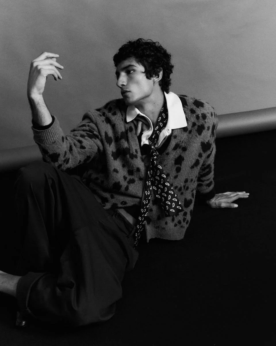 Duncan Yair wearing N21, TOMMY HILFIGER and CELINE, photographed by Cosimo Buccolieri for LE MILE Magazine.