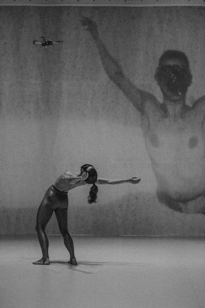 Lenio Kaklea The Birds Performance documentation from The Museum of Contemporary Art MOCA November 2025 Performer Nefeli Asteriou Image by Josh Rose courtesy of MOCA LE MILE Magazine